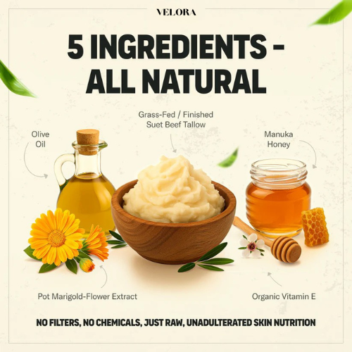 Whipped Tallow & Honey Balm